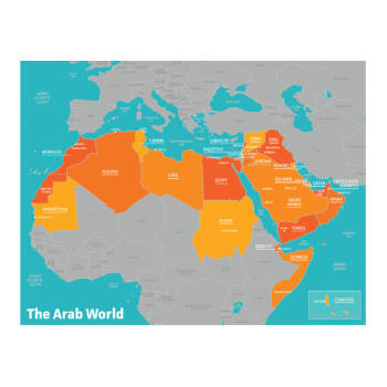 Lesson 2 Handout: Arab World Map :: Resources :: California Educators ...