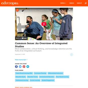 Common Sense: An Overview of Integrated Studies :: Resources ...