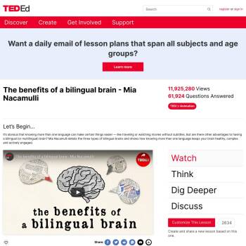 The Benefits Of A Bilingual Brain Mia Nacamulli Resources