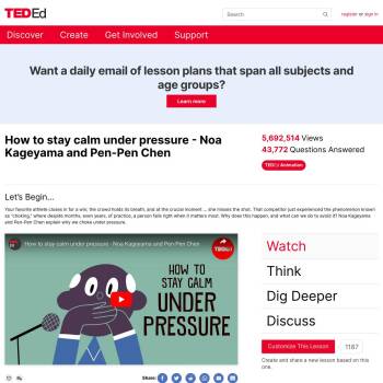 How To Stay Calm Under Pressure Noa Kageyama And Pen Pen Chen