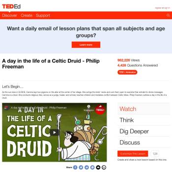 A day in the life of a Celtic Druid - Philip Freeman :: Resources ...