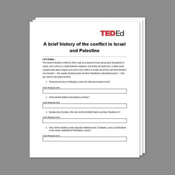 A brief history of the conflict in Israel and Palestine :: Resources ...