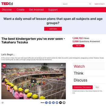 The best kindergarten you’ve ever seen - Takaharu Tezuka :: Resources :: California Educators ...