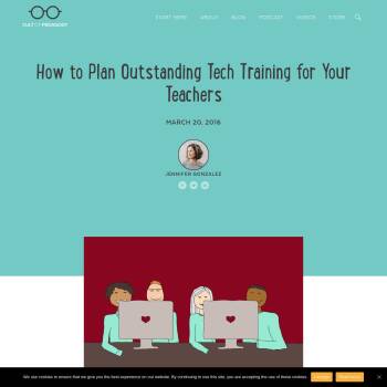 How To Plan Outstanding Tech Training For Your Teachers Cult Of