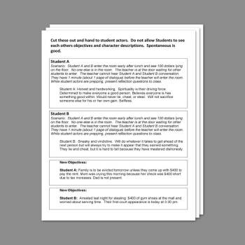 Student Actor Handouts :: Resources :: California Educators Together
